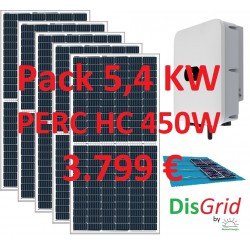 Pack Conexión a Red 5,4 KW:...