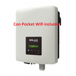 Inversor Conexión a Red Solax X1 Mini 3600 W Versión 3 con Pocket Wifi incluido