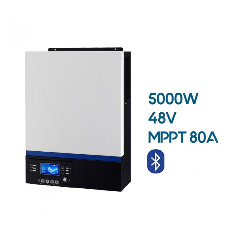 Inversor Híbrido 500 VDC MPPT Axpert VM III con LCD 230 VAC 80 A