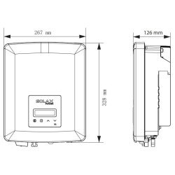 Inversor Conexión a Red Solax X1 Mini 2500 W Versión 3.0 con Wifi incluido