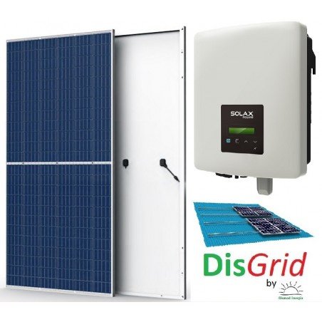 Kit Conexión a Red para Autoconsumo Directo DisGrid-Solax 9000Wh/día, 3300KWh/año, 1500 W nominal, 1650 W pico