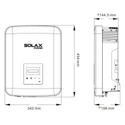 copy of Inversor Conexión a Red Solax X3-MIC-10.0T 10000 VA con Wifi incluido