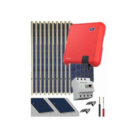 Kit Autoconsumo Directo Con Inyección a Red SMA 5000 W(27000 Wh/día, 9900 KWh/año)