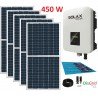 Pack Conexión a Red 4,5 KW: 10 modulos Longi 450 W + Inversor Solax Boost X1-4.2T de 4200 VA + Estructura coplanar + Pocket Wifi